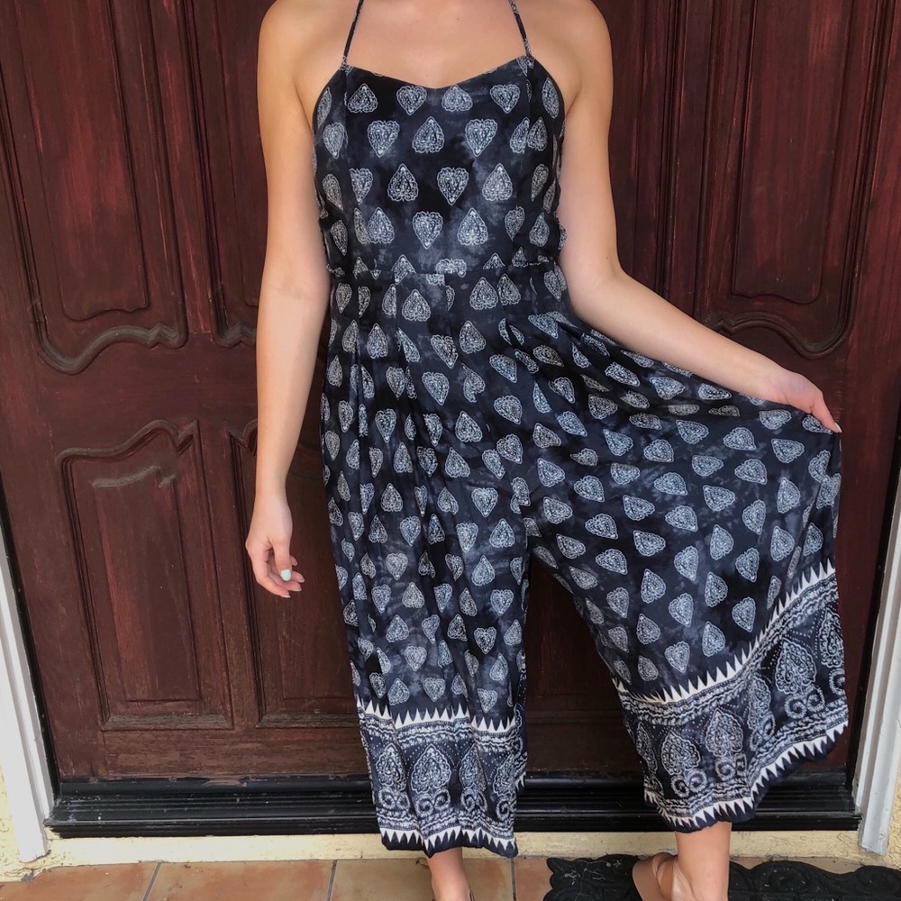 Blue Boho Style Jumpsuit from Sadie and Sage